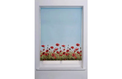 HOME Poppy Meadow Roller Blind - 3ft - Multicoloured